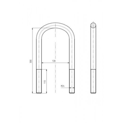 Leaf spring shackle