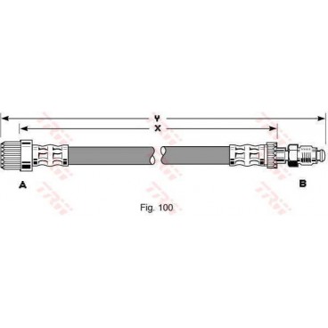 Furtun elastic frana