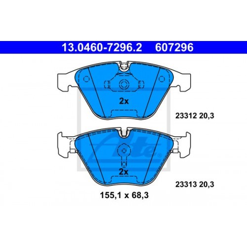 Set placute frana