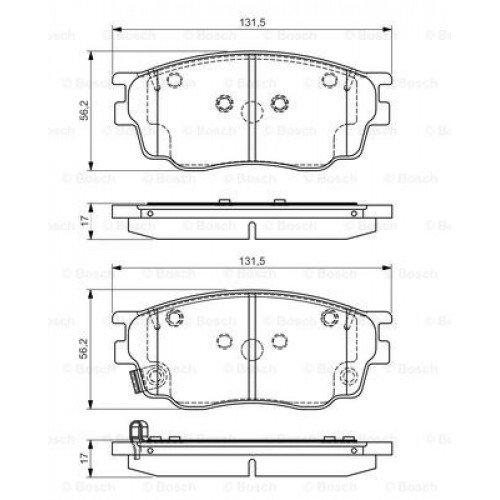 Set placute frana