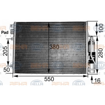 Radiator aer conditionat