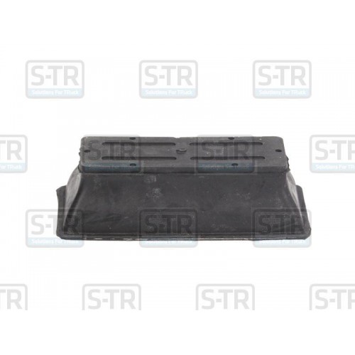 Leaf spring rubber cushion