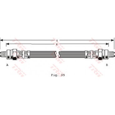 Furtun elastic frana