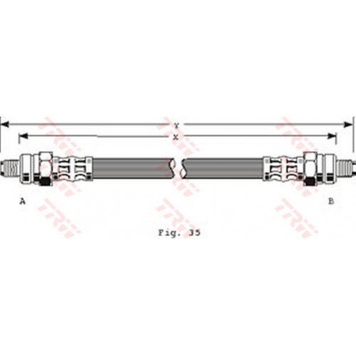 Furtun elastic frana