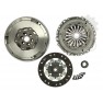 Clutch kit with dual mass flywheel and bearing