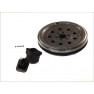 Clutch kit with dual mass flywheel and pneumatic bearing