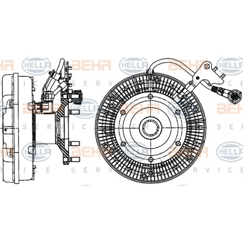 Ambreiaj ventilator