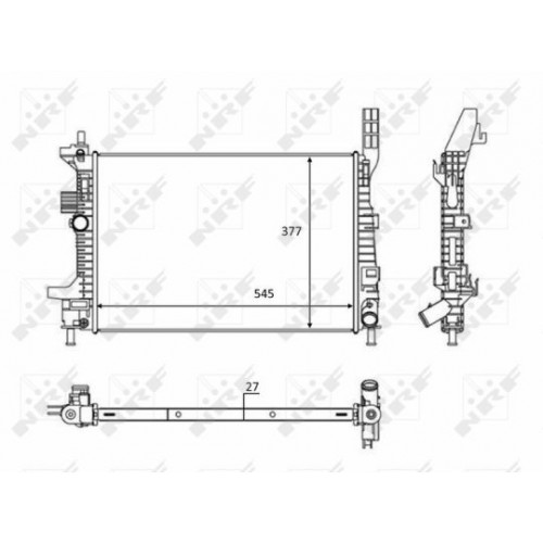 Radiator racire cu apa