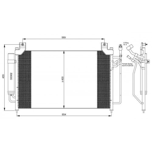 Radiator aer conditionat