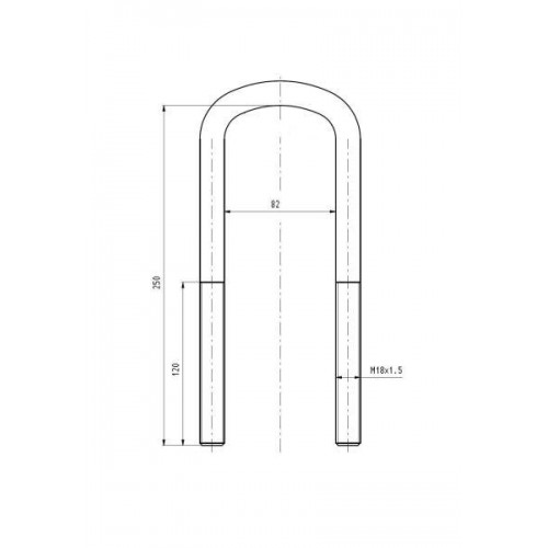 Leaf spring shackle