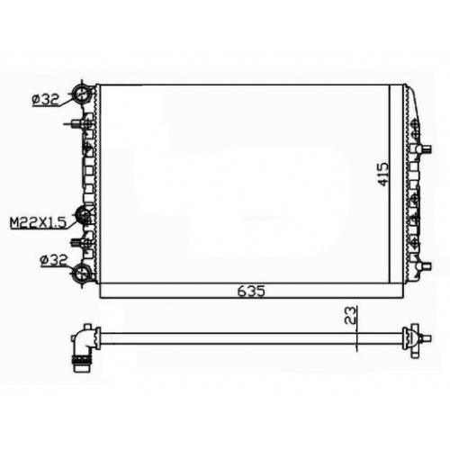 Radiator racire cu apa