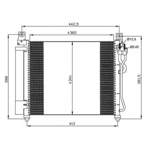 Radiator aer conditionat