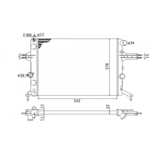 Radiator racire cu apa