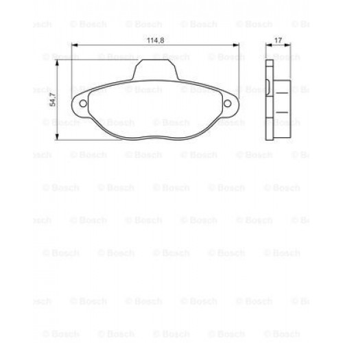 Set placute frana