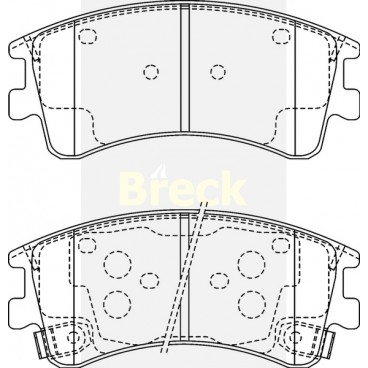 Set placute frana