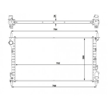 Radiator racire cu apa