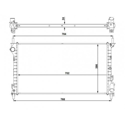 Radiator racire cu apa