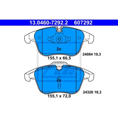 Set placute frana