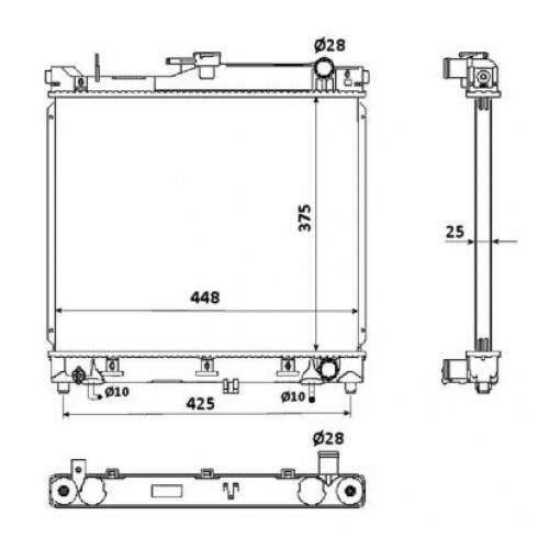 Radiator racire cu apa