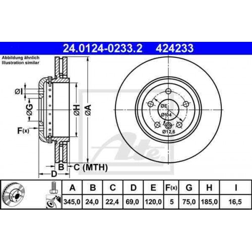 Two-piece brake disk