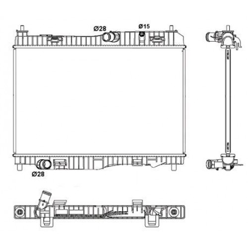 Radiator racire cu apa