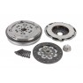 Clutch kit with dual mass flywheel and bearing