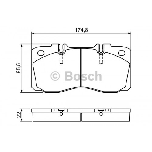 Set placute frana