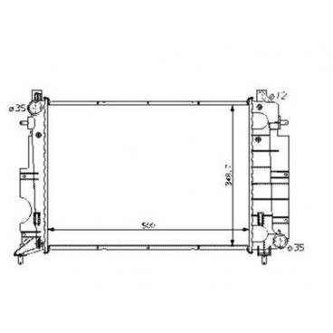 Radiator racire cu apa