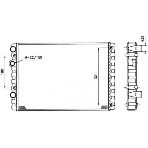 Radiator racire cu apa