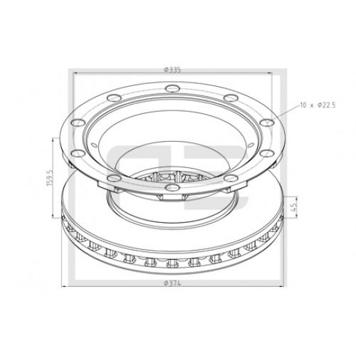 Disc frana