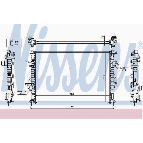 Radiator racire cu apa