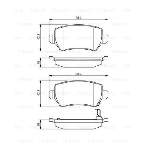 Set placute frana