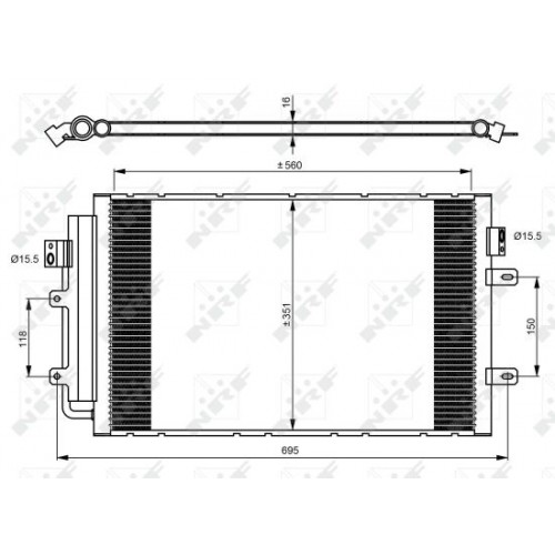 Radiator aer conditionat