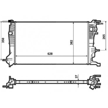 Radiator racire cu apa