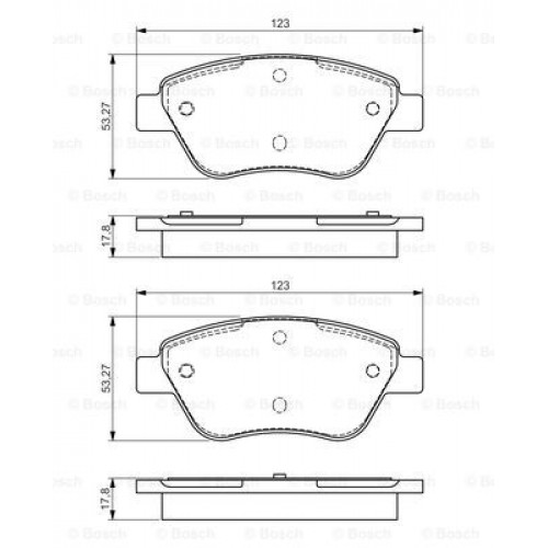 Set placute frana