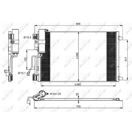 Radiator aer conditionat