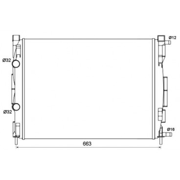 Radiator racire cu apa