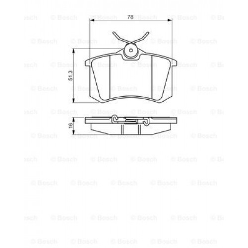 Set placute frana