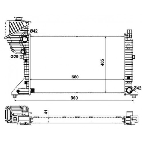 Radiator racire cu apa