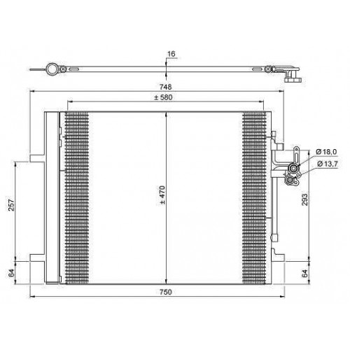 Radiator aer conditionat