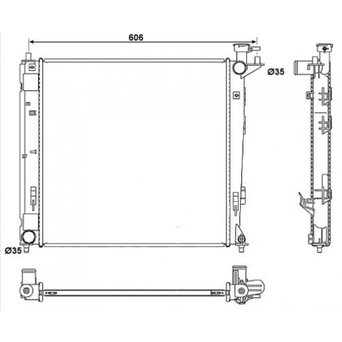 Radiator racire cu apa