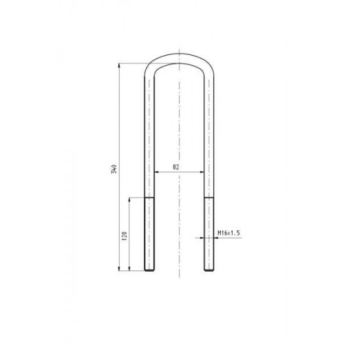 Leaf spring shackle