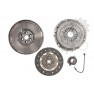 Clutch kit with dual mass flywheel and pneumatic bearing