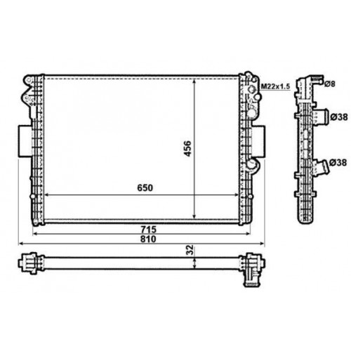 Radiator racire cu apa