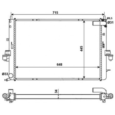 Radiator racire cu apa