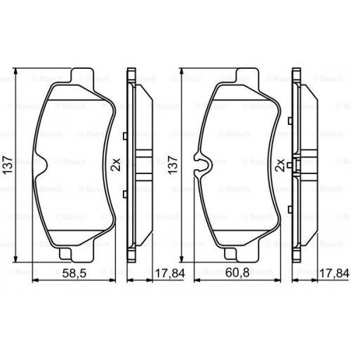 Set placute frana