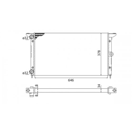 Radiator racire cu apa