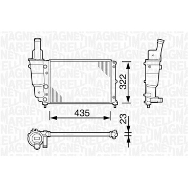 Radiator racire cu apa