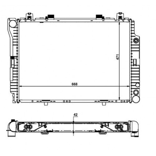 Radiator racire cu apa