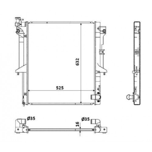 Radiator racire cu apa